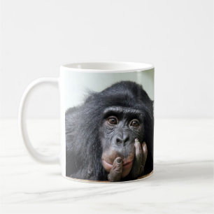 Chimpanzé chimpanzé MONKEY face tasse