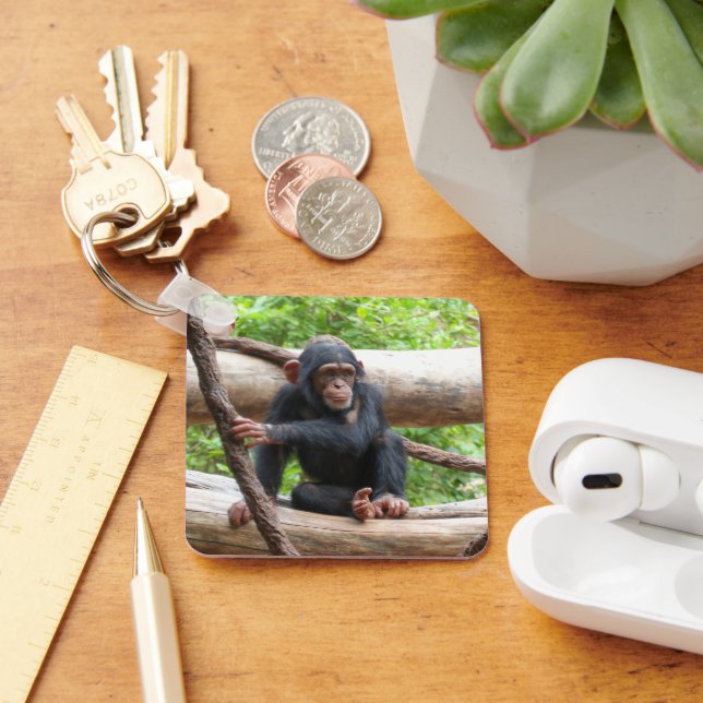 Chimpanzee 001 keychain (Desk)