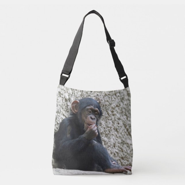 Chimpanzee 013 crossbody bag (Front)