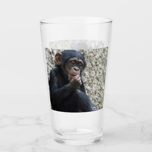 Chimpanzee 013 glass (Front)