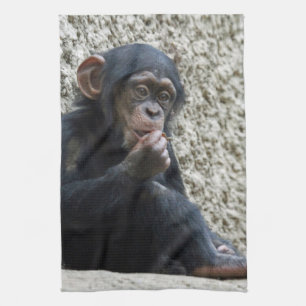 Chimpanzee 013 kitchen towel
