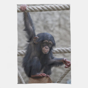 Chimpanzee 017 kitchen towel