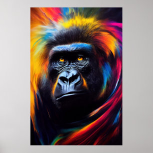 Chimpanzee Ape Animal Discovery Adventure Nature  Poster