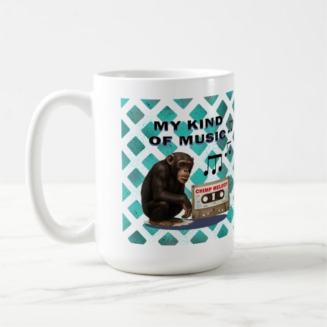 chimpanzee  coffee mug (Left)