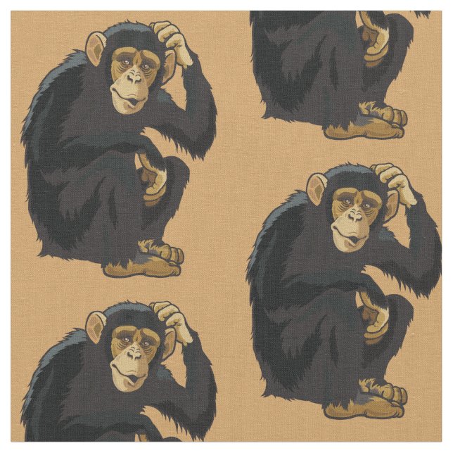 chimpanzee fabric (Close Up)