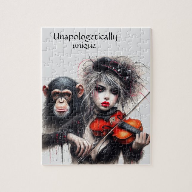 chimpanzee jigsaw puzzle (Vertical)