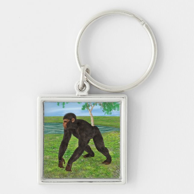 Chimpanzee Keychain (Front)