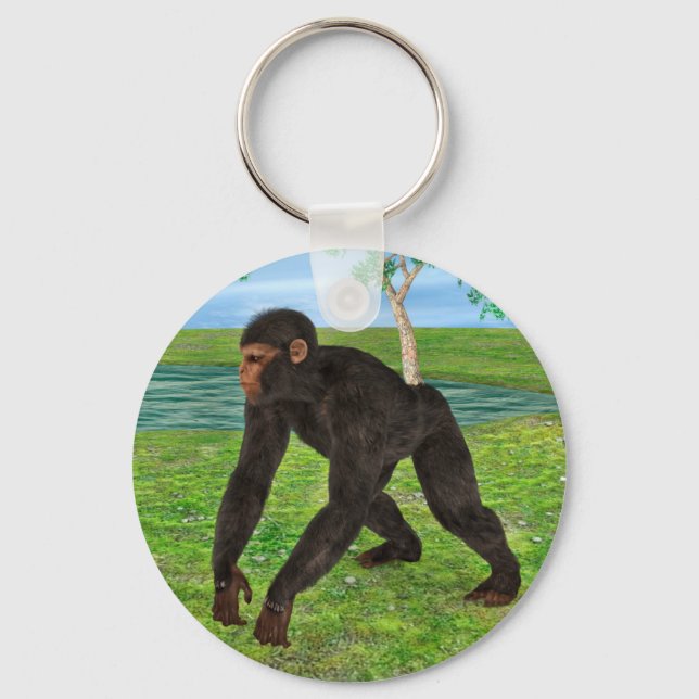 Chimpanzee Keychain (Front)