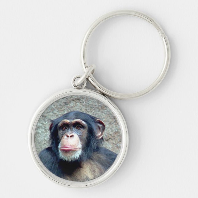 Chimpanzee Keychain (Front)