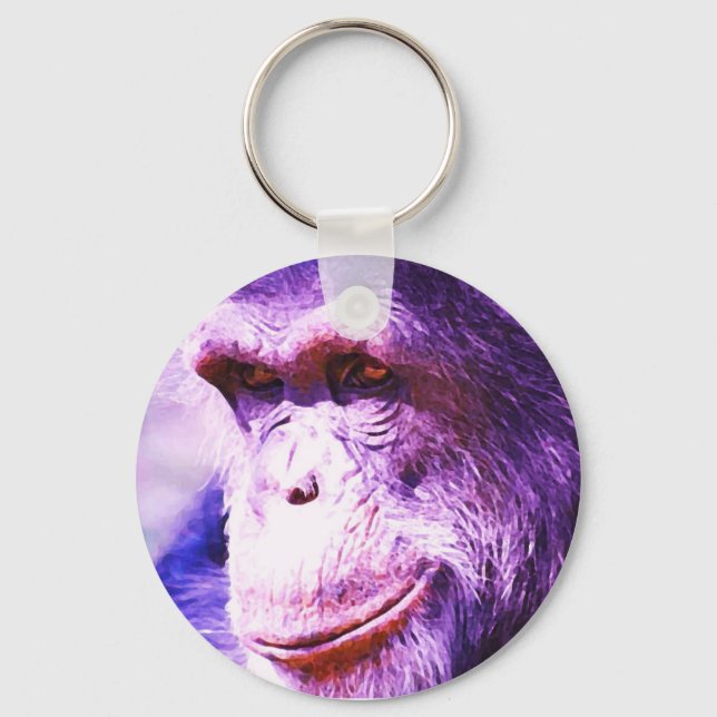 Chimpanzee Keychain (Front)