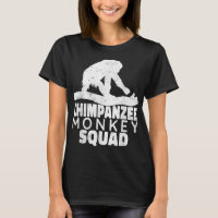Chimpanzee monkey squad Primates chimpanzee vintag