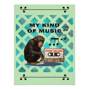 chimpanzee  photo print