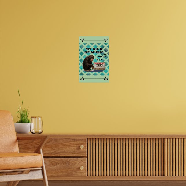 chimpanzee  poster (Living Room 2)