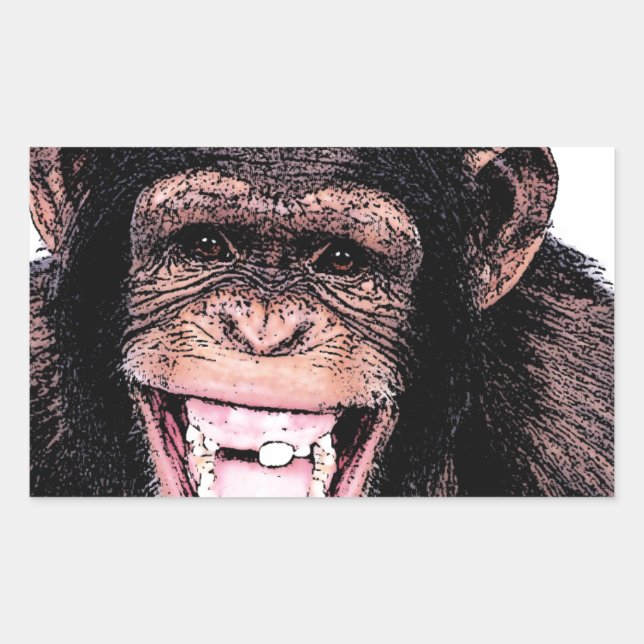 Chimpanzee Sticker (Front)