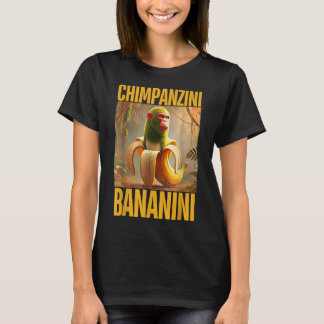 Chimpanzini Bananini Italian Brainrot Meme Boys Gi T-Shirt