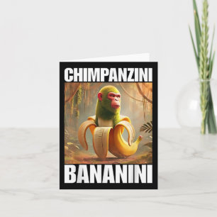 Chimpanzini Bananini - Italian Brainrot Meme Card