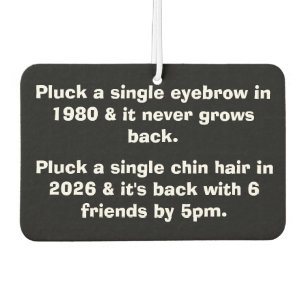 Chin Hair Air Freshener