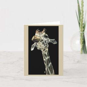 "Chin Up" - Giraffe Card