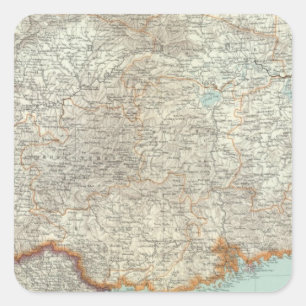 China 10 square sticker