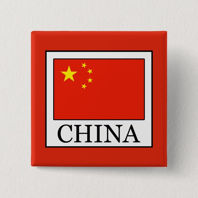 China 2 Inch Square Button (Front)