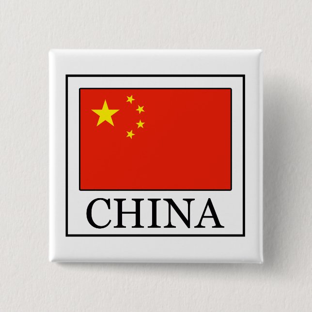 China 2 Inch Square Button (Front)