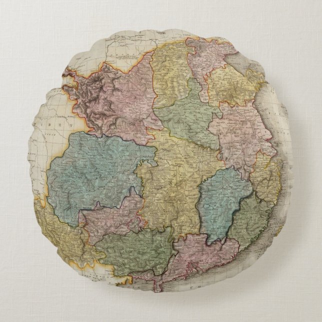 China 6 round pillow (Front)