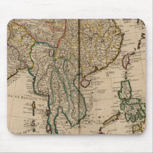China and India Mouse Pad