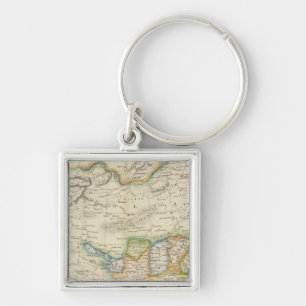 China and Japan Keychain