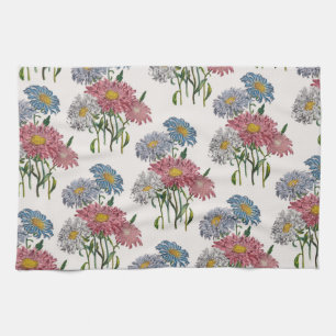 China Asters Kitchen Towel