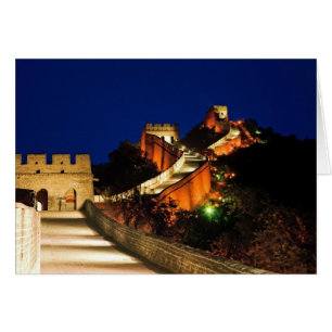 China, Badaling, Great Wall, view of
