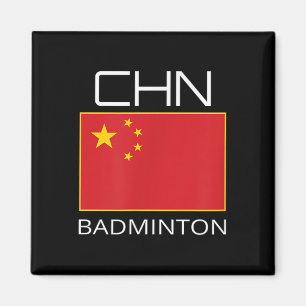 China Badminton Team Fan Gift Chinese Athlete Chn Magnet