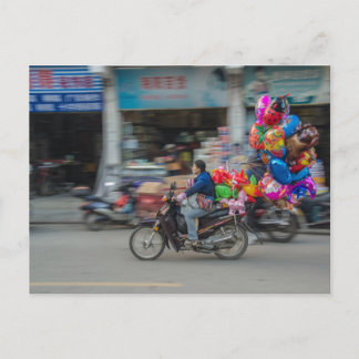 China Balloons in focus Postcard