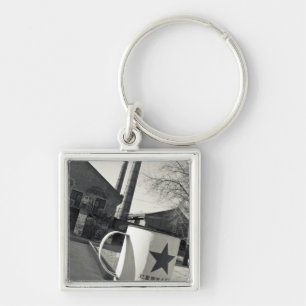 China, Beijing, Chaoyang District. Dashanzi 798 2 Keychain