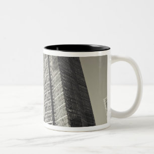 China, Beijing, Chaoyang District. Fortune Plaza Two-Tone Coffee Mug