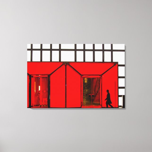 China, Beijing | Luxury Shopping Mall Canvas Print (Front)