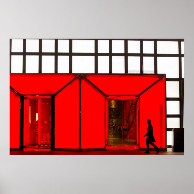 China, Beijing | Luxury Shopping Mall Poster (Front)