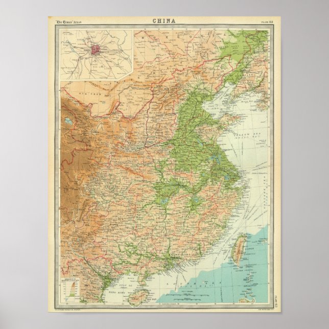 China Beijing Region Poster (Front)
