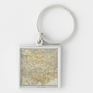 China, Birman Empire, Coch in China, Siam Keychain