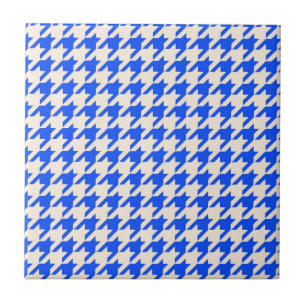 China Blue Houndstooth Tile