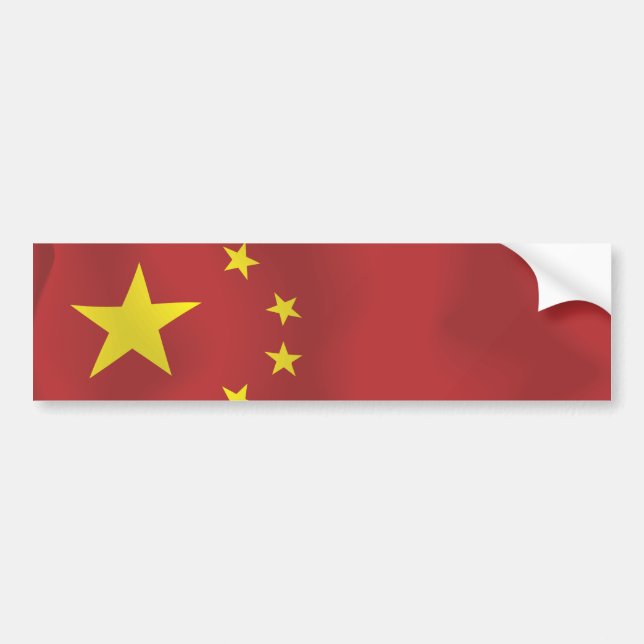 China Bumper Sticker (Front)