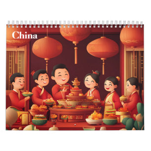 China Chinese 2027 Calendar