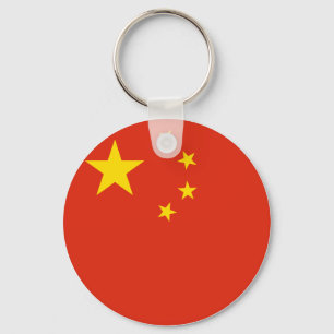China (Chinese) Flag Keychain