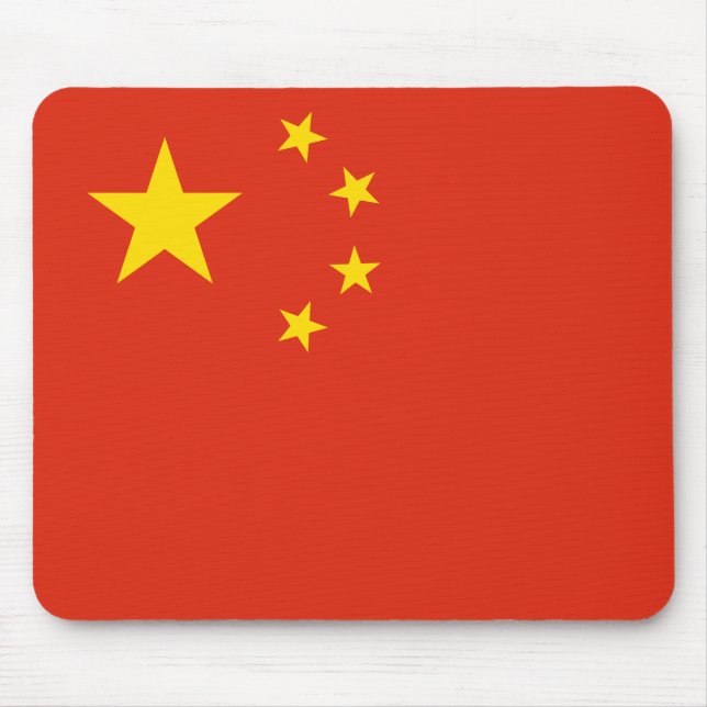 China (Chinese) Flag Mouse Pad (Front)