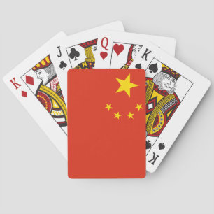 China (Chinese) Flag Playing Cards