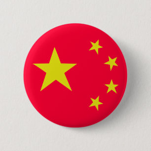 china chinese stars flag 2 inch round button
