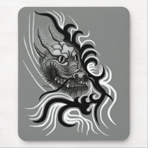 China-Drache in Tatto Style Mouse Pad
