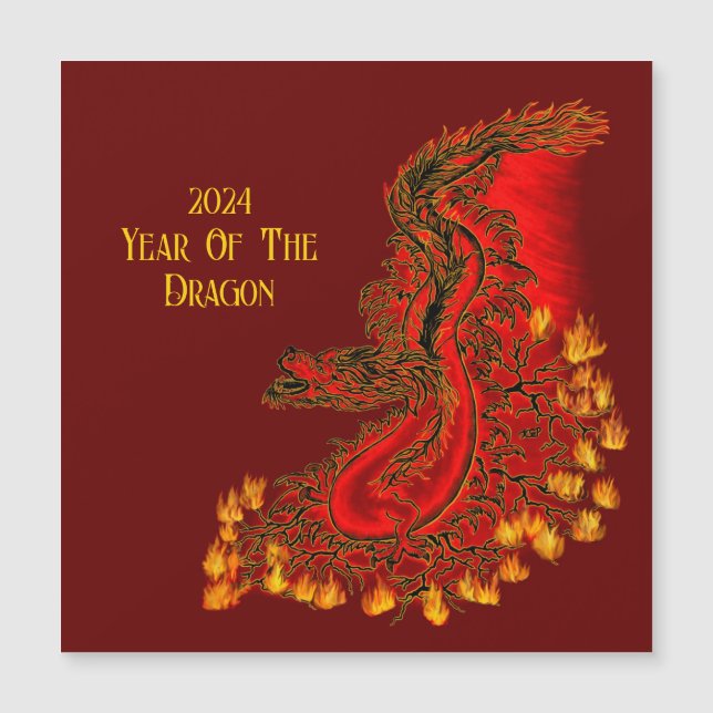 China Dragon , 2024 Year Of The Dragon (Front)