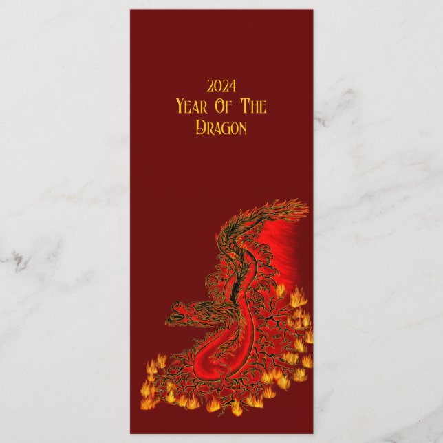China Dragon , 2024 Year Of The Dragon Program (Front)