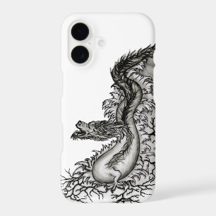 China Dragon, Black and white Design in Tattoostyl