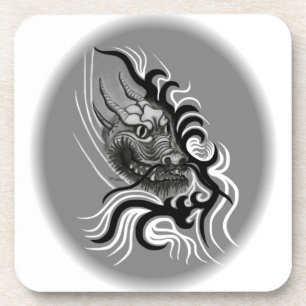 China-Dragon in Tattoo Style Coaster